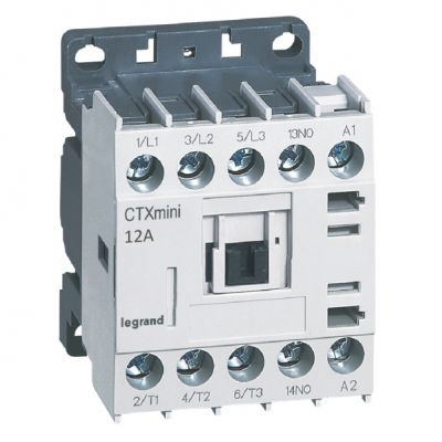 Stycznik mocy 3P 12A 415V AC 0Z 1R CTX3 MINI 417049 LEGRAND (417049)